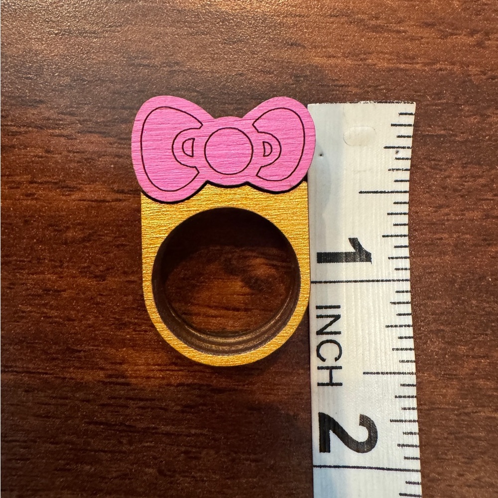 Sanrio Hello Kitty WOOD RING RARE!
Limited Edition! - Picture 5 of 7
